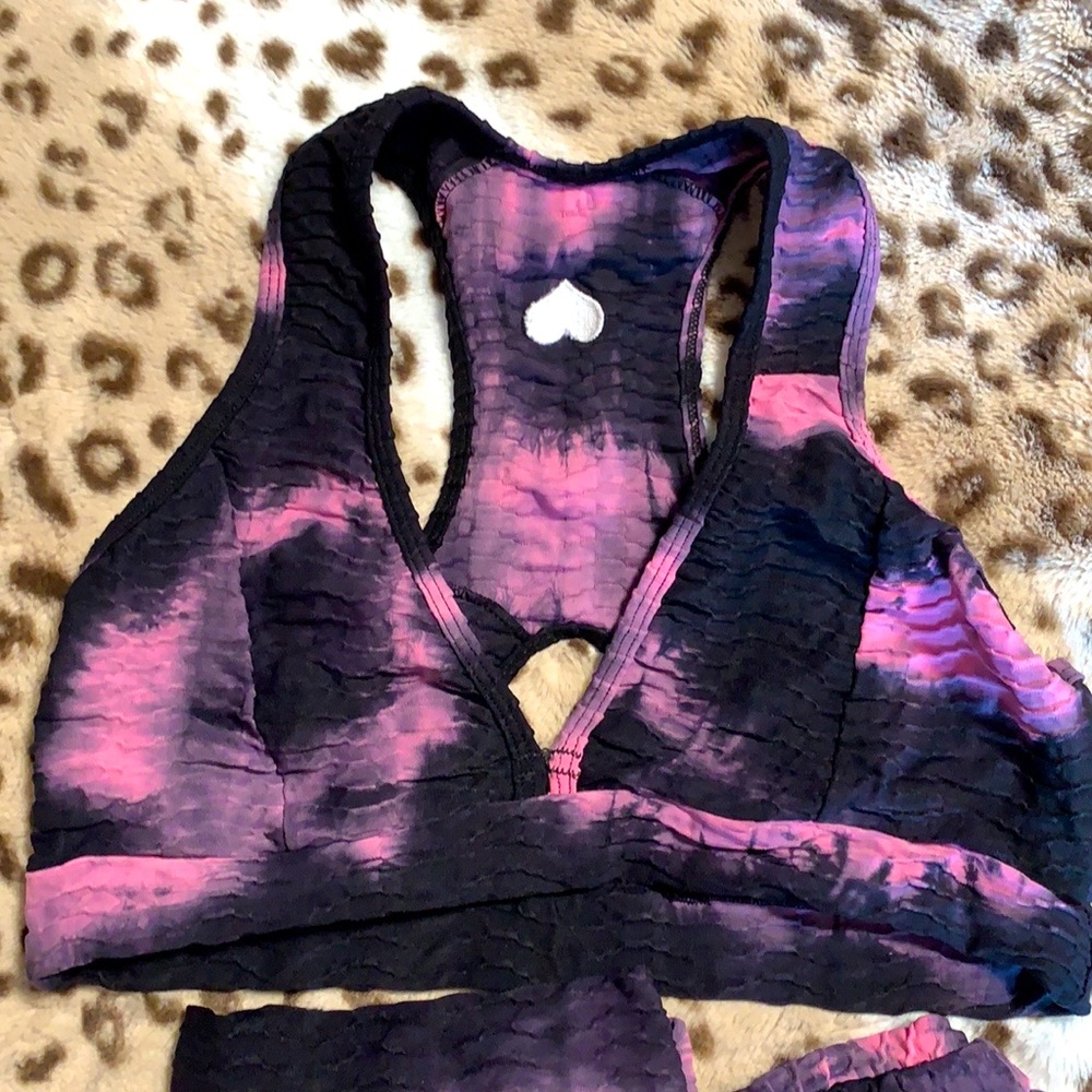 Booty by Brabants pink tie dye top